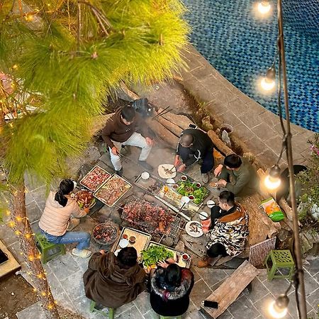 Bach Xanh House. Triangle Bungalow Tam Ðảo Eksteriør billede