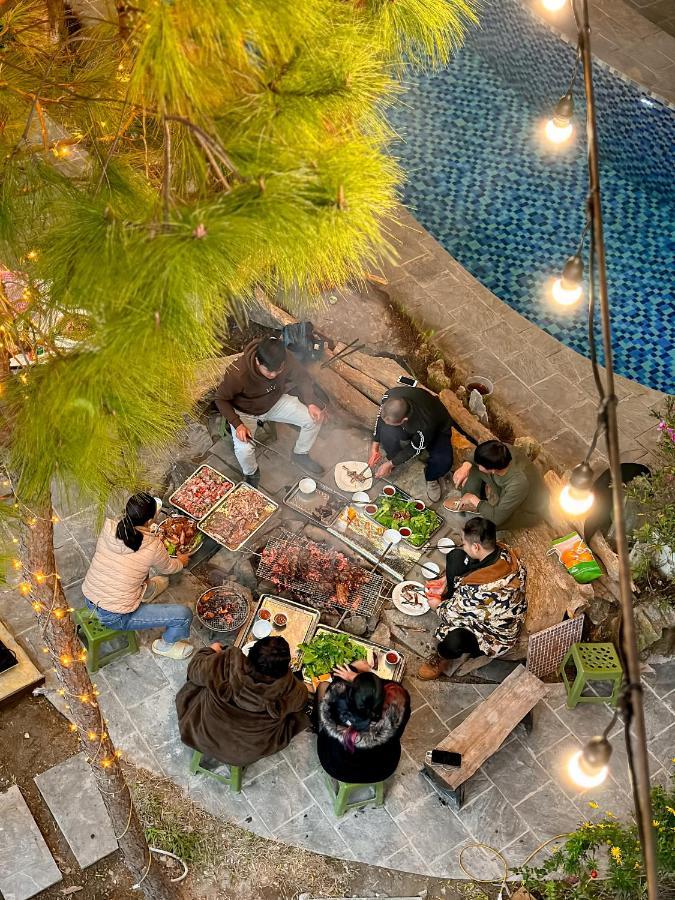 Bach Xanh House. Triangle Bungalow Tam Ðảo Eksteriør billede
