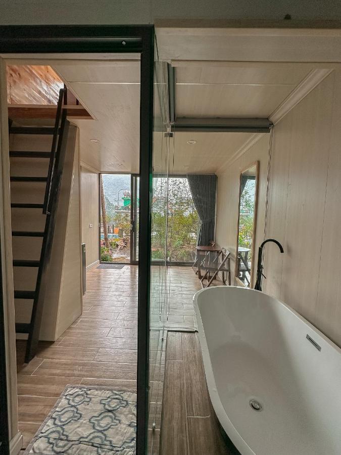 Bach Xanh House. Triangle Bungalow Tam Ðảo Eksteriør billede