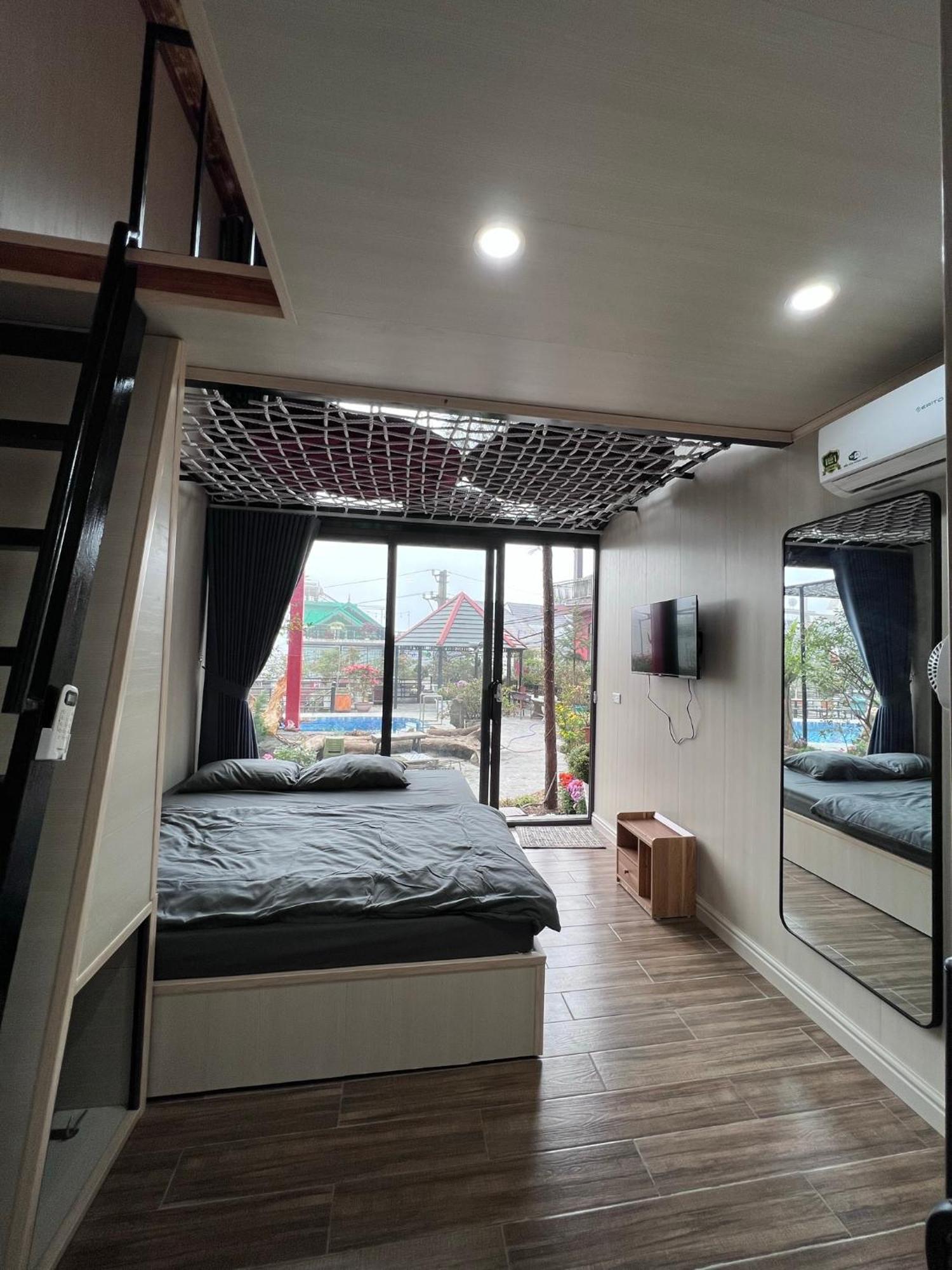 Bach Xanh House. Triangle Bungalow Tam Ðảo Eksteriør billede